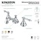 Kingston Brass KS5562TL 8" Widespread Bathroom Faucet, Polished Brass KS5562TL - alternate 2